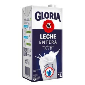 Leche UHT ENTERA CAJA GLORIA AZUL X 1L